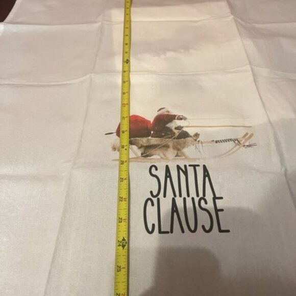 Set Of 3 Christmas kitchen Towels Santa is coming to town & Reindeer Design - Picture 2 of 6
